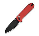 Image of CIVIVI Yonder Thumb Stud &amp; Crossbar Lock Knife Red G10 Handle 2.88inch Black Stonewashed 14c28n Blade