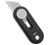 Image of CJRB Breeze Manual Utility OTF Knife Black Steel 0.8 Satin FF19797B