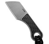 Image of CJRB Chip Cleaver Fixed Blade Knife Carbon Fiber 1.2 Satin AR-RPM9 J1939-CF 78A51D08