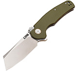 Image of CJRB Crag Linerlock Green D2 Folding Knife