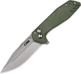 Image of CJRB Riff SW Green 3.5in Folding Knife