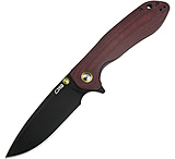 Image of CJRB Scoria Linerlock Micarta 3.50 in Stainless Steel Folding Knife
