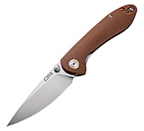 Image of CJRB Small Feldspar Linerlock Brown Folding Knife