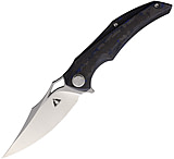 Image of CMB Made Knives Prowler Framelock CF 3.75 in Carbon Steel Folding Knife
