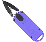 Image of CobraTec Knives CTASPPUR ASP 1.94&quot; OTF Dagger Plain D2 Steel Blade, 3.31&quot; Purpl