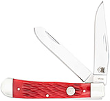 Image of Cobratec Knives Cobratec Trapper Two Blade G-10 Red/ss Slip Joint