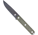 Image of CobraTec Knives CTOWODGDNS Outdoor Warrior 4.50&quot; Fixed Drop Point Plain Stonewas