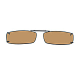 Image of Cocoons ClipOns Rectangle 18 Sunglasses