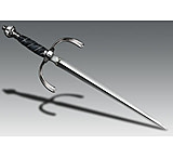 Image of Cold Steel Companion Dagger to Ribbed Shell Rapier