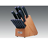 Image of Cold Steel Kitchen Classic Knife Set - 12 Kitchen Knives &amp; Wood Storage Block