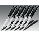 Image of Cold Steel Steak Knife Set, 6 Pc, Kraton Handle, 4.63 in. Blade