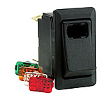 Image of Cole Hersee Lighted Rocker Switch SPST On-Off 4 Blade