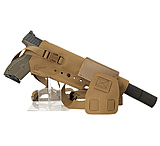 Image of Cole-Tac VWX103 Varmint Wrangler XL Pistol Holder Chest Coyote Brown Right Hand