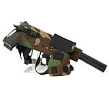Image of Cole-Tac VWX112 Varmint Wrangler XL Pistol Holder Chest M81 Woodland Left Hand