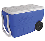 Image of Coleman 50 Quart Wheeled Cooler Low Pro
