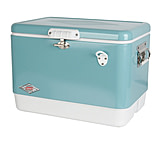 Image of Coleman Cooler 54Qt 6155 Steel Vintage Berted Portable Cooler w/Bottle Opener