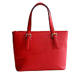 Image of Concealed Carrie Leather Tote Smooth Red Finish