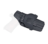 Rounded OWB KYDEX Paddle Holster, 1911 5in Government, Non-Rail, Left Hand, Black, CEX-1911-5NR-BK-LH-OWBPDL