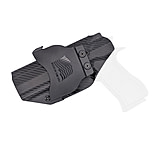 Rounded OWB KYDEX Paddle Holster, IWI Jericho 941 F9 Full, Steel Frame, RH, Carbon Fiber, JRO-941STEELFS-CF-RH-OWBPDL