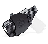 Rounded OWB KYDEX Paddle Holster, Sig Sauer SP2022, Right Hand, Carbon Fiber, SSR-SP2022-CF-RH-OWBPDL