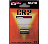 Image of Pentax / Sanyo CR-2 Lithium Battery for 35mm film and digital cameras