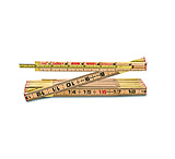 Image of Crescent Red End Wood Rule w/6in Slide Rule Extension