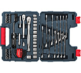 Image of Crescent 70-Piece 6- and 12-Point Standard SAE and Metric Mechanics Tool Set