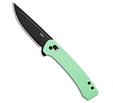 Image of CRKT Q Compact Crossbar Lock Knife Aqua GRN 3.1 Black Oxide 14C28N 918F33D5