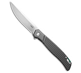 Image of CRKT Scar Liner Lock Knife Textured Aluminum 3.3 Satin D2*DISCOUNT* 57BE886E