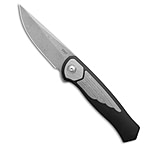 Image of CRKT Sero Frame Lock Knife Black Ti/Damascus 3.1 Acid Etch Damascus 4ECC8A8A