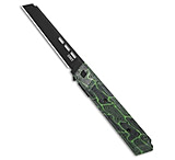 Image of CRKT Zephyr Liner Lock Knife Black/Green G-10 3.22 TiN 14C28N 6F643E47