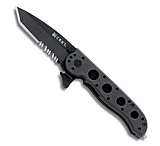 Image of CRKT M16-12 Glass Filled Nylon Law Enforcement - Tanto, Triple-point Serrations, Black Glass Filled Nylon Handle, Lawks