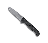 Image of CRKT M16 Stainless - Tanto, Combination Edge, Black Handle, Bead-blast Blade, Framelock