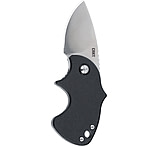 Image of CRKT Orca, Folding Knife, Satin Finish, Silver, Black Glass-Reinforced Nylon Handle, 1.79 Blade Length, D2 Steel, Liner Lock