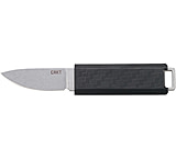 Image of Crkt Scribe 1.74" Plain Edge Fixed Blade W/cover Cap Black