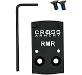 Image of Cross Armory CRRMADAPTER Adapter Plate Black Oxide Aluminum Compatible W/ RMR O