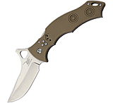 Image of CSSD/SC Bram Frank Design LLC Bowie Standard Desert Tan Folding Knife