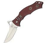 Image of CSSD/SC Bram Frank Design LLC Bowie Standard Red Check Folding Knife