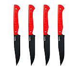 Image of Montana Knife Company MKC STEAK KNIVES SET OF 4 - PVD - RED 6EB4B66B