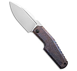 Image of Custom Knife Factory Elementak Frame Lock Knife Crystal Purple Titanium3.50 SW EC68CD4D