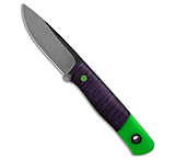 Image of Cypress Creek Knives Franklin Fixed Blade Knife Purple Curly Maple 3.5 Satin E2B9708C