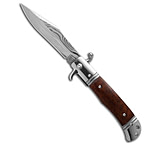 Image of CZ-USA 9 CZ Bolster Release Automatic Knife Snakewood 4 Damascus Print C1F336B4