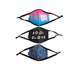 Image of Body Glove Women's 3-Piece Face Mask Set - Ombre, Logo Print, Palm F10FCA2A