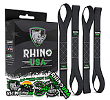 Image of Rhino USA 1.7 x 17 Soft Loop Tie-Down Straps 4-Pack CDB599EF