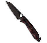 Image of Daggerr Knives Alligator Crossbar Lock Knife Black/Red G-Mascus 4.25 Black DBC7493F