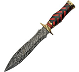 Image of Damascus Braided Wood Dagger Knife