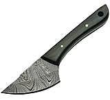 Image of Damascus Caping Knife Buffalo Horn Fixed Blade Knife