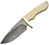 Image of Damascus Fixed Blade Bone Handle Fixed Blade Knife