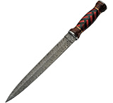 Image of Damascus / 12.25 in Stainless Steel Fixed Blade Knife