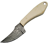 Image of Damascus Fixed Blade Skinner Bone Fixed Blade Knife